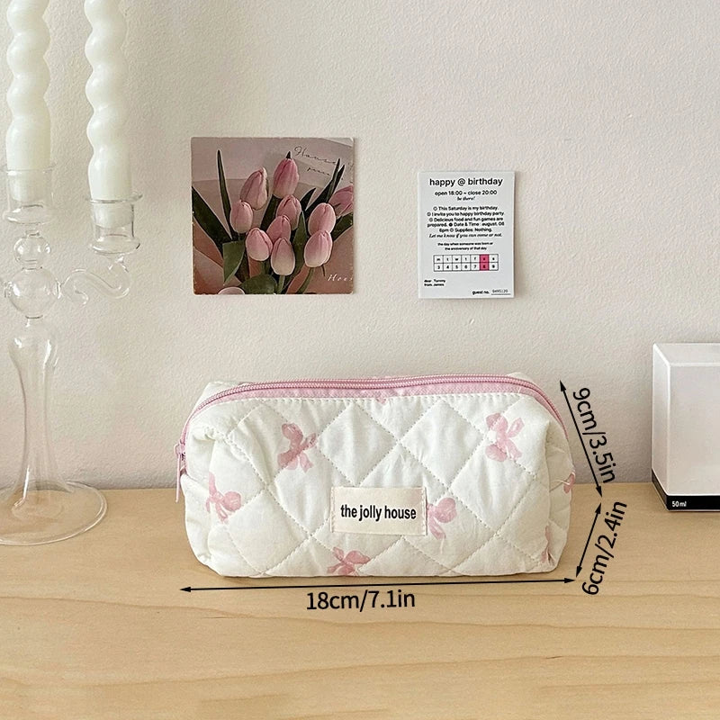 Large Capacity Makeup Bag Multifunction Wash Pouch Portable Toiletry Bag Cosmetic Zipper Pouch Handbag 파우치