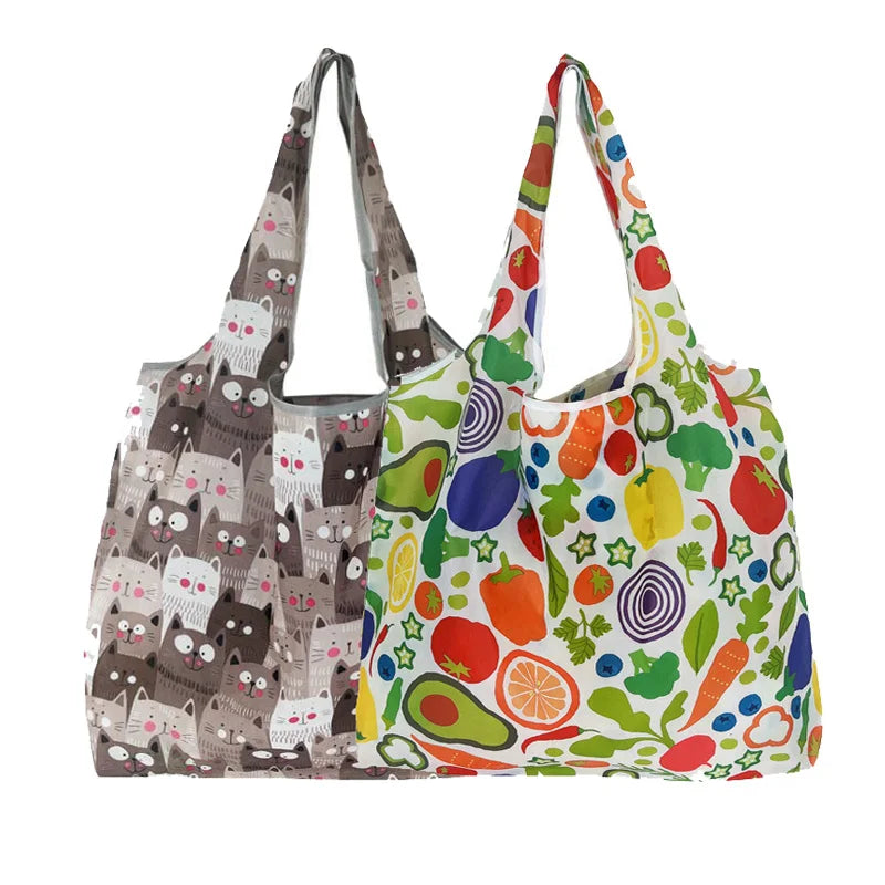 Eco-Friendly Reusable Foldable Shopping Tote Bag