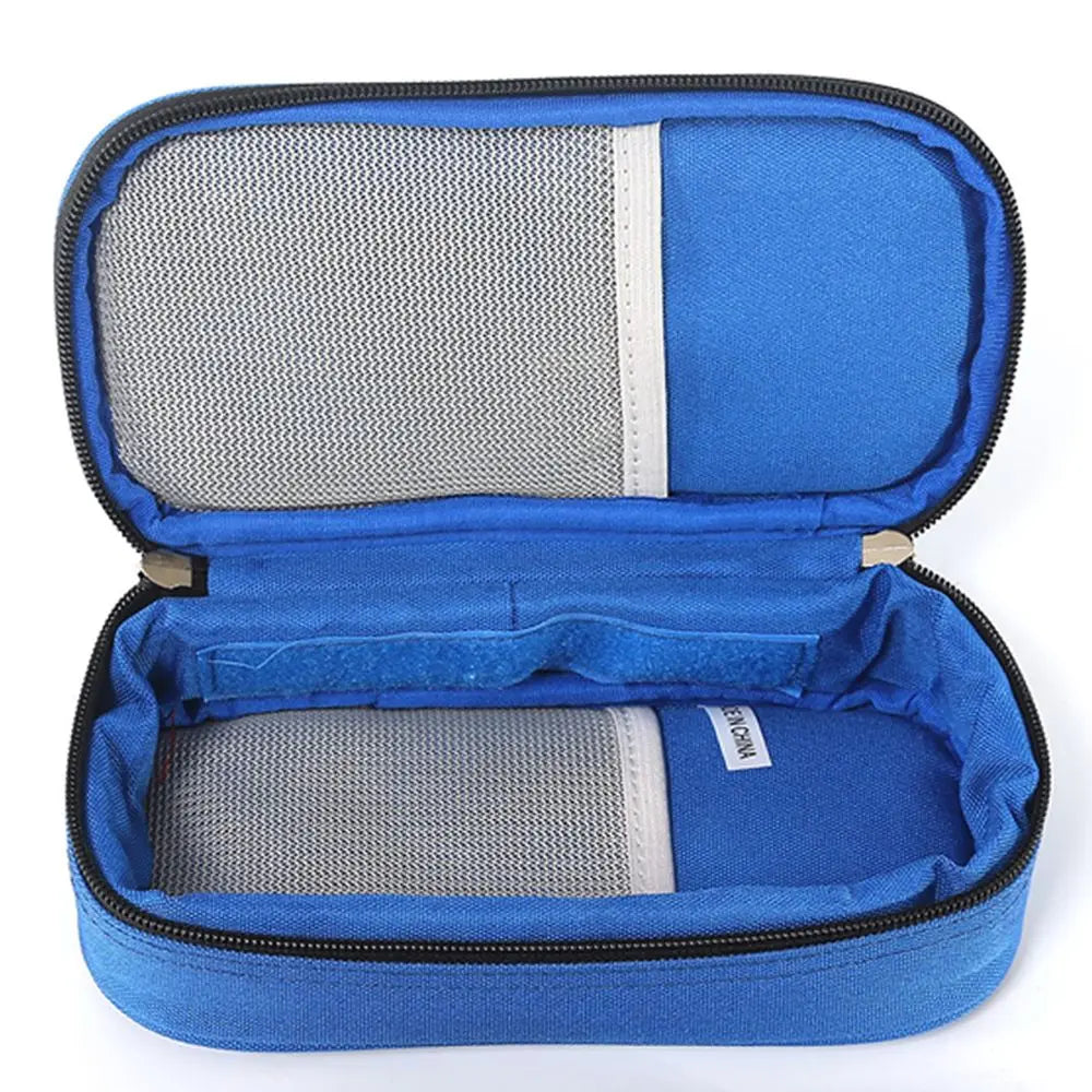 Portable Insulin Cooling Bag Protector Pill Refrigerated Ice Pack Medical Cooler Insulation Organizer Outdoor Travel Case Gel