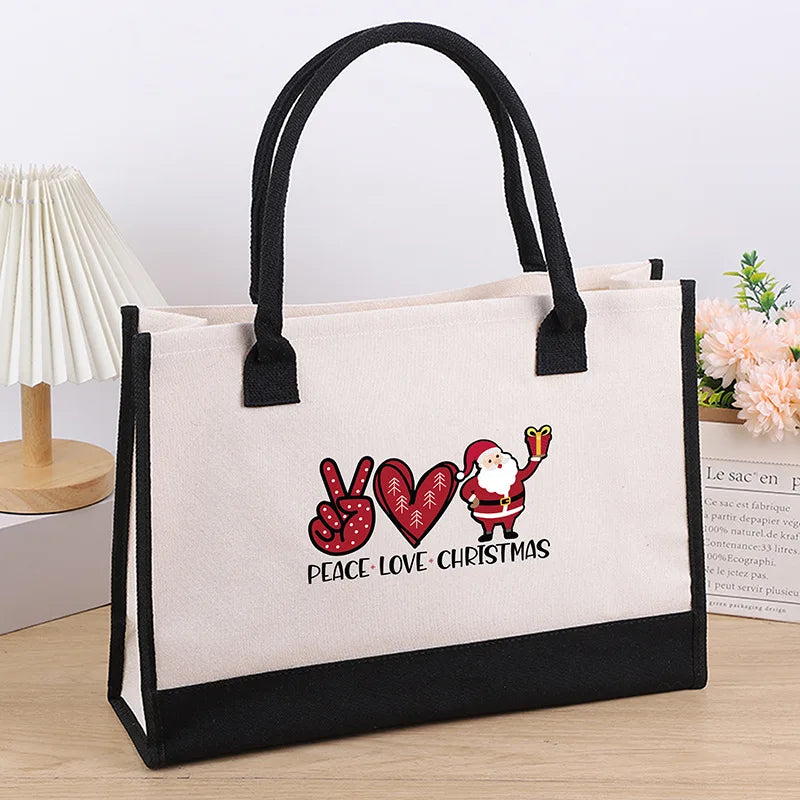 Canvas Large Capacity Tote Bag - Fashionable DIY Handbag for Travel, Beach, Picnic, Shopping