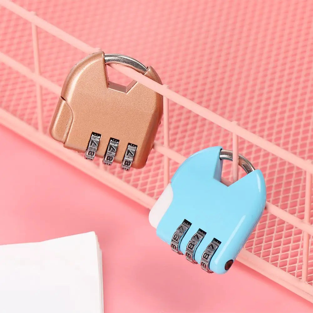 1pcs Gift Outdoor Travel Suitcase Gym Combination Code Locker Case Supply Padlock Security Tool Password Lock 3 Digit Dial