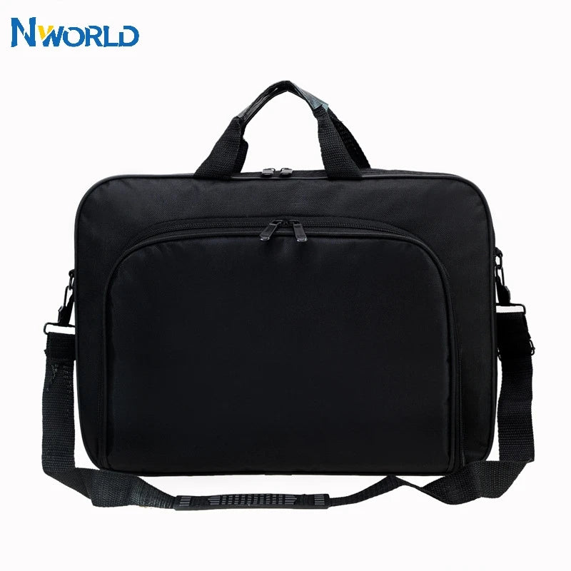 15.6 Inch Laptop Bag Nylon Shoulder Handbag Business Portable