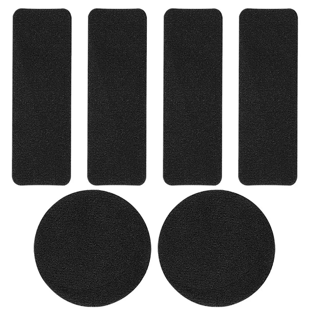 6pcs Accessories Self-Adhesive Shoe Repair Patch Microfiber Leather Durable Heel Hole Pads Universal Sneaker Repair Pads