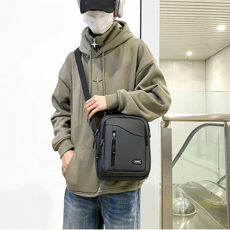 Men's Handbag Shoulder Bag Fashion Casual Oxford Man Messenger Bag Stylish Elegant Design Lightweight Men Crossbody Shoulder Bag